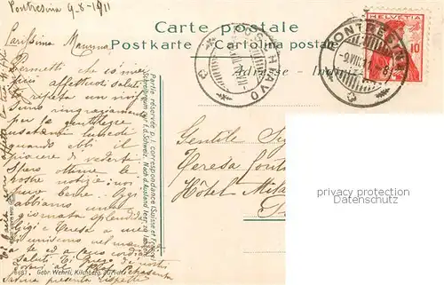 AK / Ansichtskarte Alp_Gruem Blick ins Puschiev Alp_Gruem