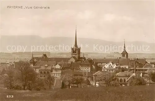 AK / Ansichtskarte Payerne_VD Vue generale 