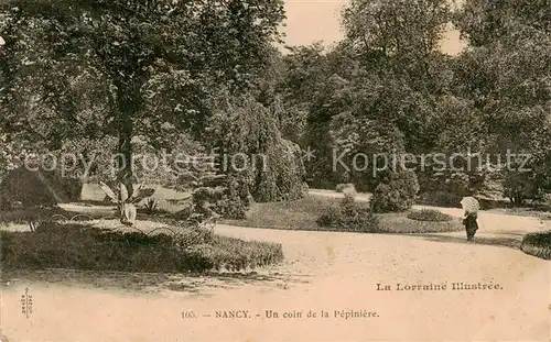 AK / Ansichtskarte Nancy_54 Un coin de la Pepiniere 