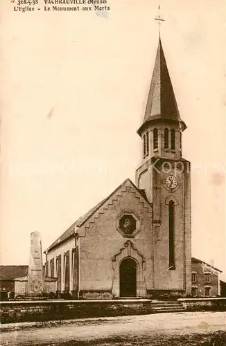 AK / Ansichtskarte Vachrauville_Vacherauville_55_Meuse Eglise Le Monument aux Morts 