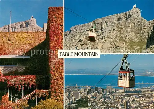 AK / Ansichtskarte Seilbahn_Cable Car_Telepherique Table Mountain Cable Car With  