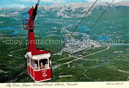 AK / Ansichtskarte Seilbahn_Cable Car_Telepherique Sky Tram Jasper National Park Alberta Canada 