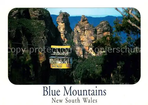 AK / Ansichtskarte Seilbahn_Cable Car_Telepherique Blue Mountains Australia 