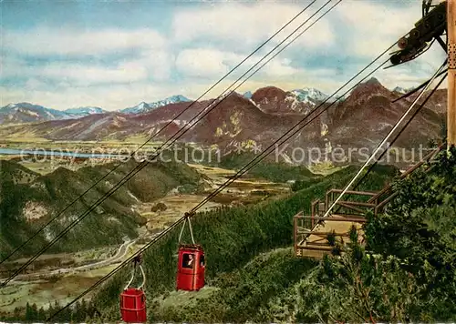 AK / Ansichtskarte Seilbahn_Cable Car_Telepherique Pfronten Allgaeu Breitenbergbahn 