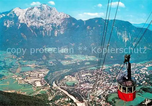 AK / Ansichtskarte Seilbahn_Cable Car_Telepherique Bad Reichenhall  