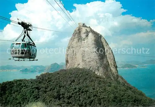 AK / Ansichtskarte Seilbahn_Cable Car_Telepherique Brasil Turistico Rio de Janeiro  