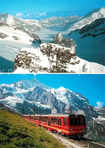 AK / Ansichtskarte Zahnradbahn Jungfraujoch Top of Europe  