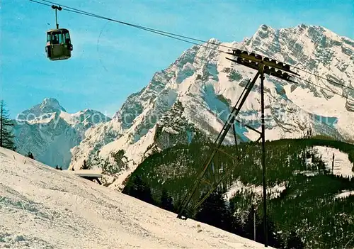 AK / Ansichtskarte Seilbahn_Cable Car_Telepherique Hundstod Watzmann Bad Reichenhall  