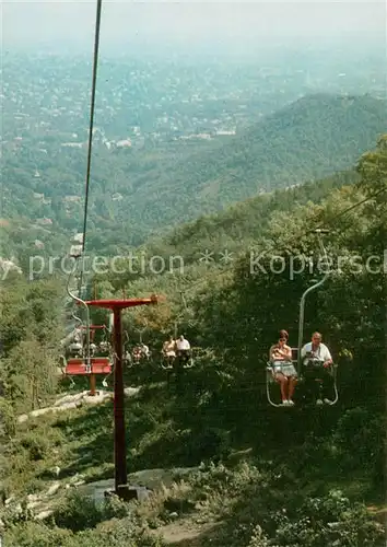 AK / Ansichtskarte Sessellift_Chairlift_Telesiege Budapest Libego Funicular  