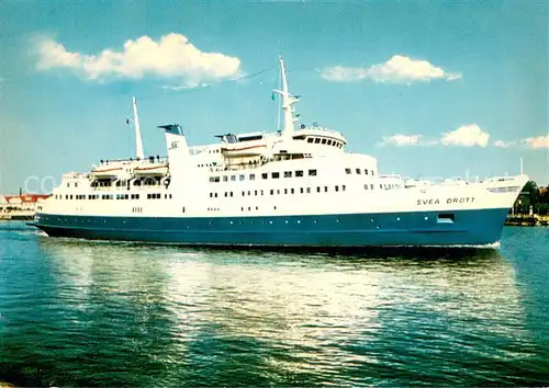 AK / Ansichtskarte Dampfer_Oceanliner Svea Drott Travemuende Kopenhagen 