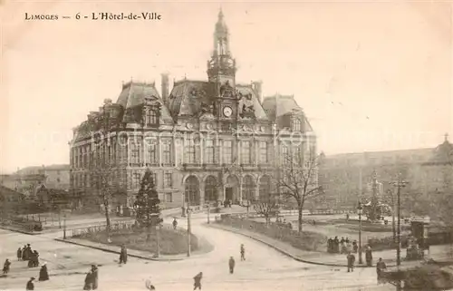 AK / Ansichtskarte Limoges_87 Hotel de Ville Rathaus 