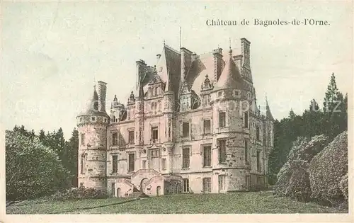 AK / Ansichtskarte Bagnoles de l_Orne Chateau Schloss Bagnoles de l_Orne