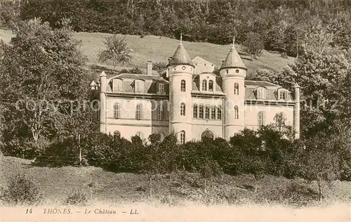 AK / Ansichtskarte Thones_74_Haute Savoie Chateau Schloss 