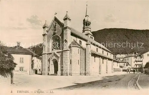 AK / Ansichtskarte Thones_74_Haute Savoie Eglise 