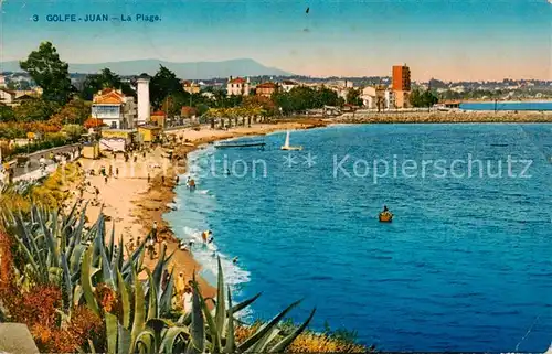 AK / Ansichtskarte Juan les Pins_Antibes_06 Vue panoramique de la plage 