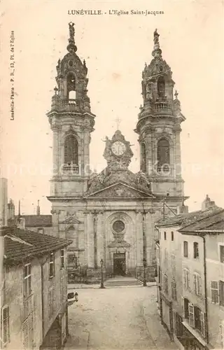 AK / Ansichtskarte Luneville_54_Meurthe et Moselle Eglise Saint Jacques 