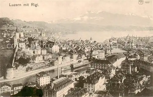 AK / Ansichtskarte Luzern__LU mit Rigi 