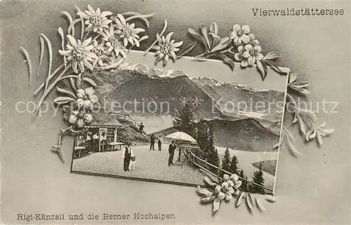 AK / Ansichtskarte Rigi_Kaenzeli und die Berner Hochalpen Rigi Kaenzeli