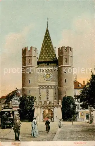 AK / Ansichtskarte Basel_BS Spalentor Basel_BS