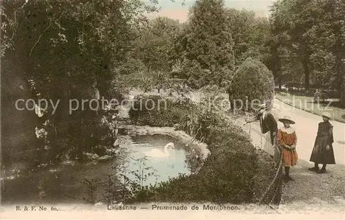 AK / Ansichtskarte Lausanne_VD Promenade de Montbenon Lausanne VD