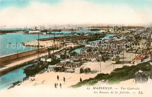 AK / Ansichtskarte Marseille_13 Vue generale des Bassins de la Joliette 