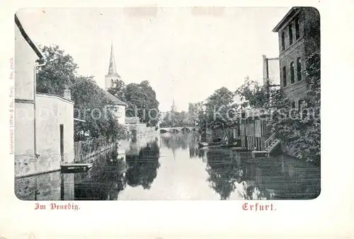 AK / Ansichtskarte Erfurt Im Venedig Erfurt