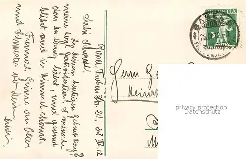 AK / Ansichtskarte Basel_BS Muenster Basel_BS