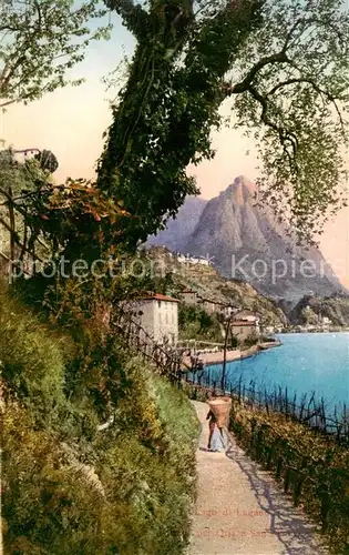 AK / Ansichtskarte Oria__Lago_di_Lugano_TI Panorama 