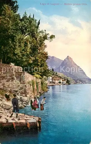 AK / Ansichtskarte Oria__Lago_di_Lugano_TI Panorama 