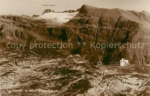 AK / Ansichtskarte Gemmi_VS et Hotel Wildstrubel 