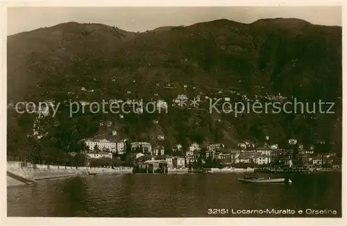 AK / Ansichtskarte Muralto_Locarno_Lago_Maggiore_TI e Orselina 