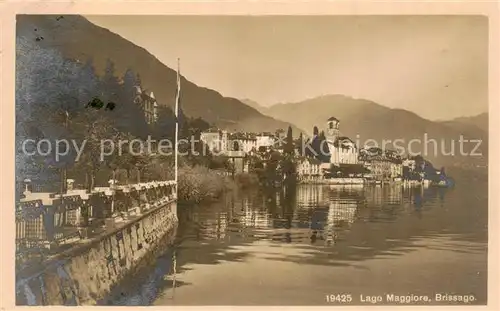 AK / Ansichtskarte Brissago_Lago_Maggiore_TI Panorama 