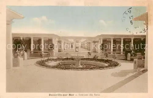 AK / Ansichtskarte Deauville sur Mer Interieur des Bains 