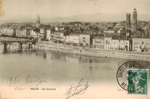 AK / Ansichtskarte Macon_71 Vue generale 