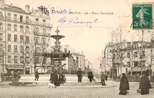AK / Ansichtskarte Lyon_France Place Guichard Lyon France