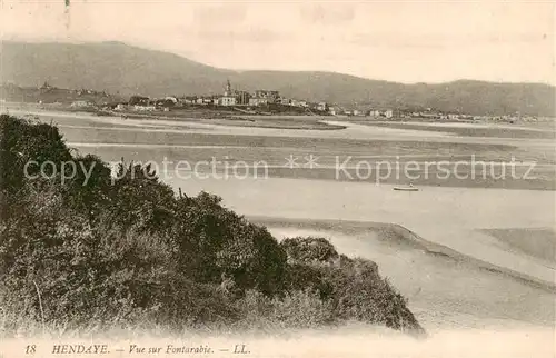 AK / Ansichtskarte Hendaye_64 Vue sur Fontarabie 