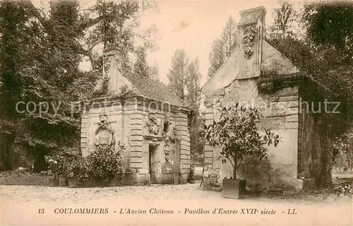 AK / Ansichtskarte Coulommiers_77_Seine et Marne Ancien Chateau Pavillon dEntree XVIIe siecle 