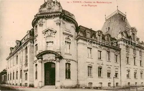 AK / Ansichtskarte Nancy_54 Institut de Mathematiques et de Physique 