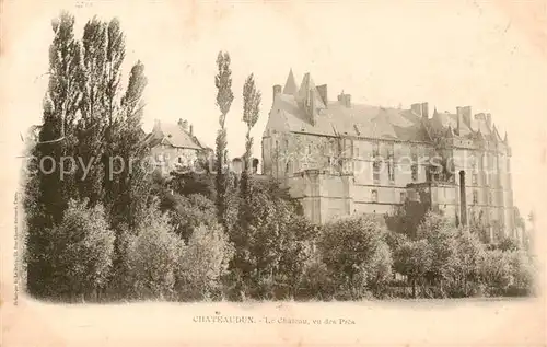 AK / Ansichtskarte Chateaudun_28_Eure et Loir Le Chateau vu des Pres 