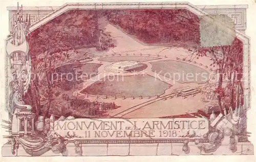 AK / Ansichtskarte Compiegne_60 Monument de lArmistice 11 Nov 1918 