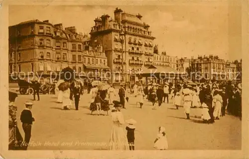 AK / Ansichtskarte  Brighton__East_Sussex_UK Norfolk Hotel and Promenade 