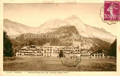 AK / Ansichtskarte Passy_Bonneville_74_Haute Savoie Sanatorium de Praz Coutant 
