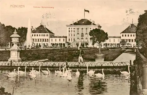 AK / Ansichtskarte  Muenchen Schloss Nymphenburg Muenchen