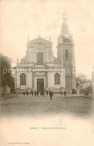 AK / Ansichtskarte Conde_Indre Eglise Saint Wasnon Conde Indre