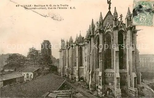 AK / Ansichtskarte Lille_59 Basilique ND de la Treille Vue de l Abside 