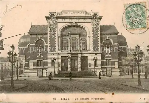 AK / Ansichtskarte Lille_59 Le Theatre Provisoire 