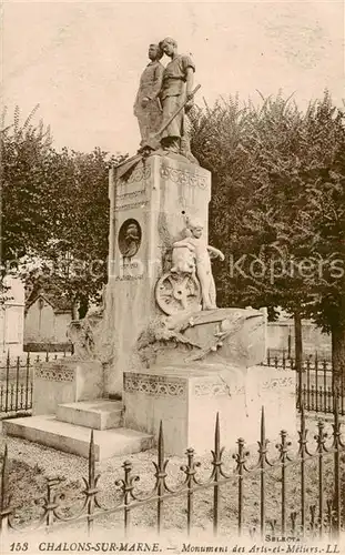 AK / Ansichtskarte Chalons sur Marne_51 Monument des Arts et Metiers 