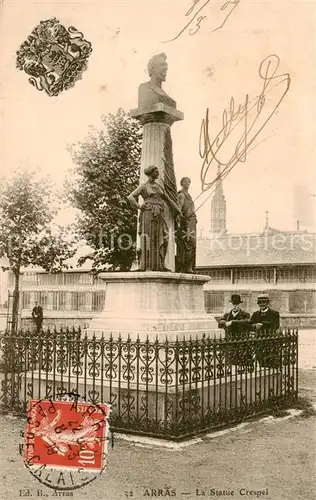 AK / Ansichtskarte Arras__62 La Statue Crespel 