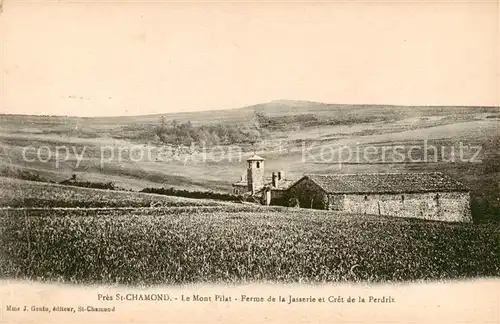 AK / Ansichtskarte St Chamond_42 Le Mont Pilat Ferme de la Jasserie et Cres de la Perdrix 