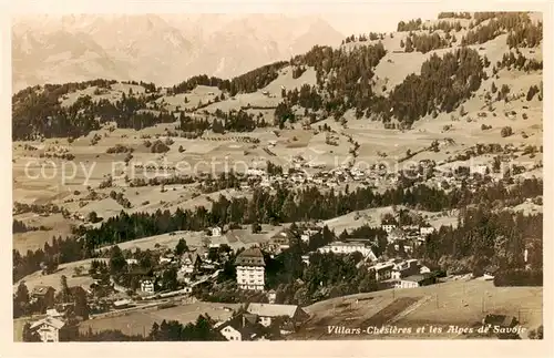 AK / Ansichtskarte Villars__Chesieres_VD et les Alpes de Savoie 